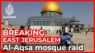 Dozens wounded as Israeli forces raid Al-Aqsa compound
