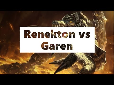Toplane Renekton vs Garen