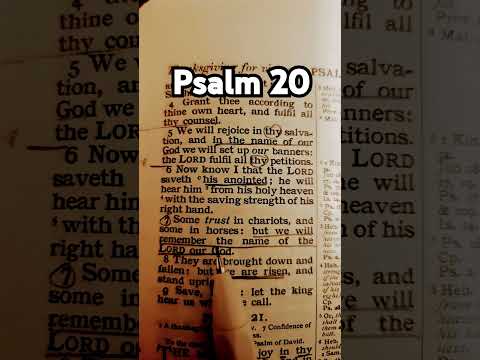 Psalm 20 #psalms #deliveranceministry