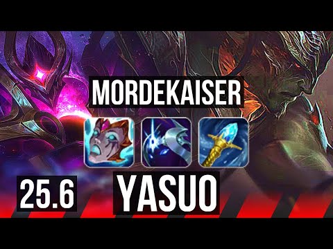 MORDEKAISER vs YASUO (TOP) | KR Master | 25.6