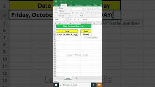How to Use Day Function in Excel | Days Formula in Excel | How To Calculate Number Of Days In Excel