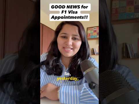 Got an F1 visa appointment in September or October 2025? Here is what to do next.