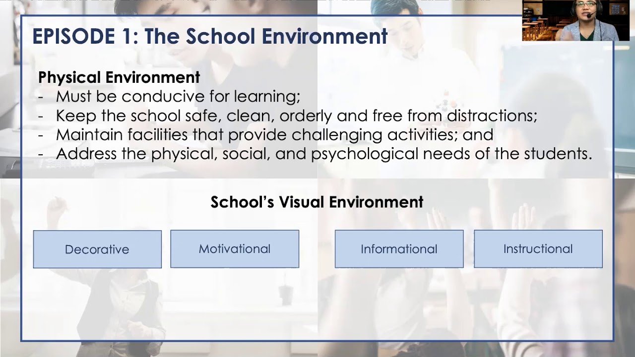 PEDx | FS1 Episode 1 Crash Lecture  The School Environment