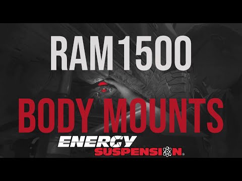 Energy Suspension: RAM 1500 Body Mount Replacement
