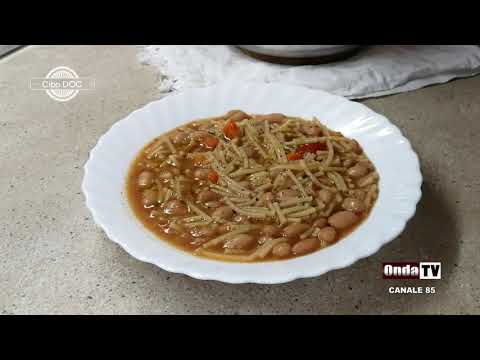 Pasta e fagioli Borlotti, ricetta estiva Siciliana
