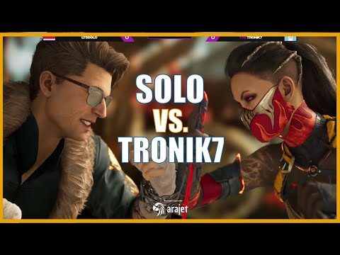 MK1: SOLO VS TRONIK7 - JOHNNY CAGE VS MILEENA - ROAD TO RESPAWN 2023 TOP 8
