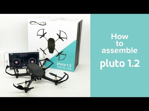 Hd 2 mp pluto 1.2 diy nano drone kit, 16 cm x 16cm (lxw)