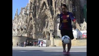 リフティング in バルセロナ Fútbol en Barcelona