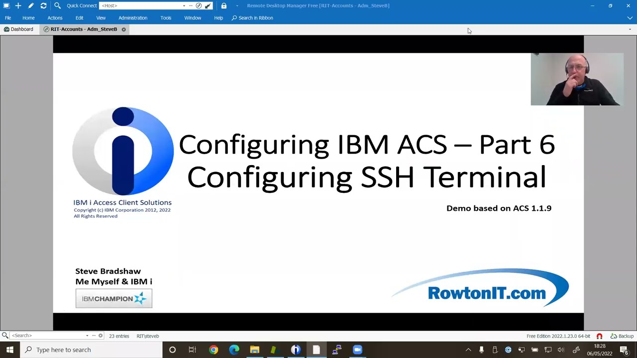 Configuring ACS Part 6   SSH Terminal