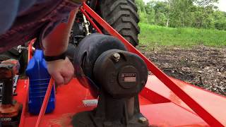 How to change the gear oil on a Land Pride RCR1260