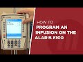 How to Program an Infusion on the Alaris 8100