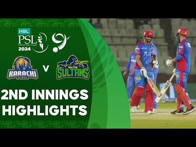 2nd Innings Highlights | Karachi Kings vs Multan Sultans | Match 19 | HBL PSL 9 | M1Z1U