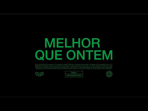 Yago Oproprio - Melhor Que Ontem (prod. Patrício Sid) (Visualizer)