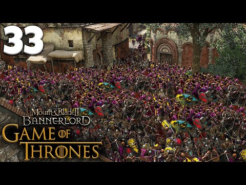 THE BIGGEST SIEGE EVER! - Mount & Blade 2: Game Of Thrones Mod - Part 33