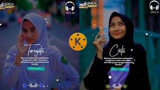 Download lagu TUTORIAL CARA 🔥 EDIT FOTO QOUTES VIDIO EFEK  KEREN DI KINE MASTER mp3