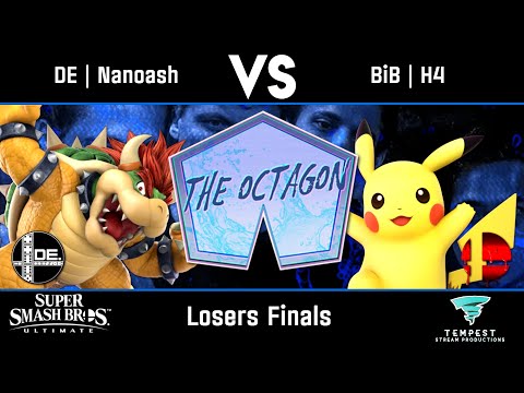 DE | Nanoash (Bowser) vs BiB | H4 (Pikachu) - Losers Finals - Octagon #6