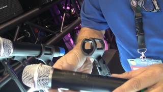 Video thumbnail for 4 Wireless Microphone Transmitters - American Audio WU-419V UHF at NAMM 2017 by Brian S Redd
