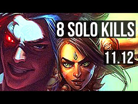 KAYN vs NIDALEE (JUNGLE) | 2.9M mastery, 8 solo kills, Legendary, 900+ games | BR Master | v11.12