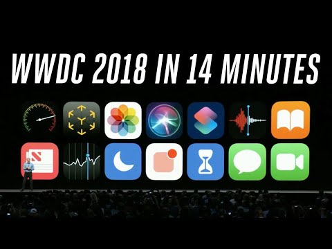Apple WWDC 2018 keynote in 14 minutes