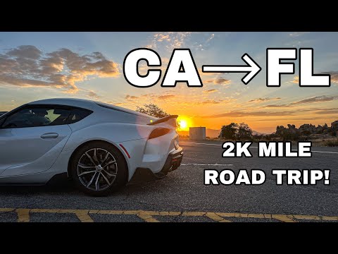 Thumbnail for 2000 Mile Road Trip In My Toyota Supra! by Toyota, BMW, Toyota GR Supra, Car, Toyota Supra