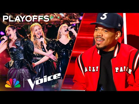 Team Chance's Epic Sister Trio Sorelle Delivers on "Something's Got a Hold On Me" | The Voice | NBC