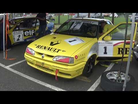 Super Touring Power 2023: 1993 BTCC Renault 19 Super Tourer idling and revving it's engine