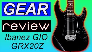 Video thumbnail for UNBOXING/Guitar Review Ibanez GIO GRX20Z Guitar from REVERB.COM by Drewberg