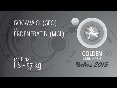 1/4 FS - 57 kg: B. ERDENEBAT (MGL) df. O. GOGAVA (GEO), 6-1
