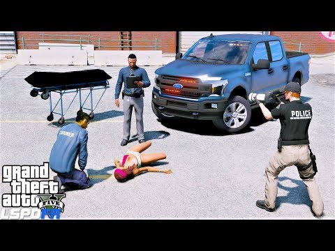 GTA 5 LSPDFR Police Patrol #691 Detective Ace Solving A Murder Case #4 - Unmarked 2018 F150