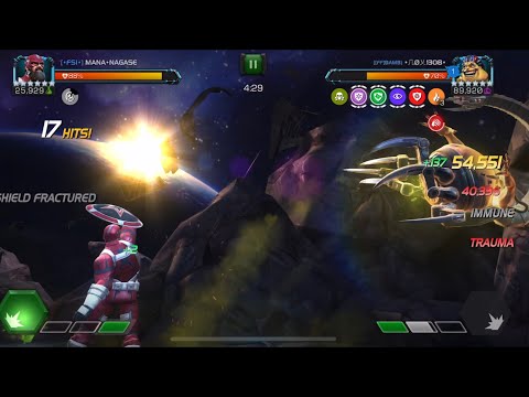 Red Guardian Destroys a T2 Mojo Boss-Mcoc