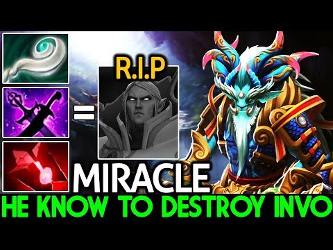 Miracle- [Leshrac] He Know exactly to Destroy Invo Mid Lane 7.21 Dota 2