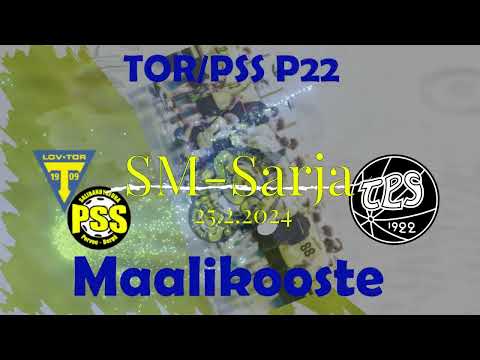 Maalikooste Loviisan Tor/PSS - TPS (P22 Sm-sarja 25.2.2024)