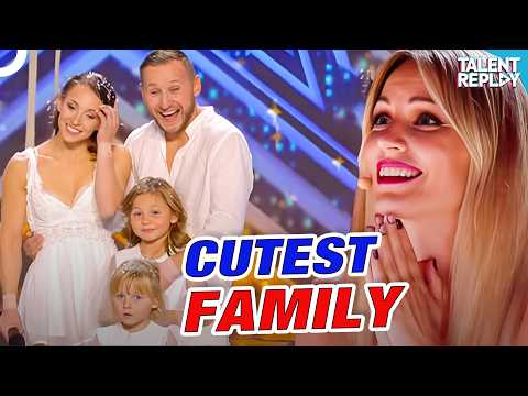 משפחה מקסימה במופע אקרובטיקה אווירית כובש