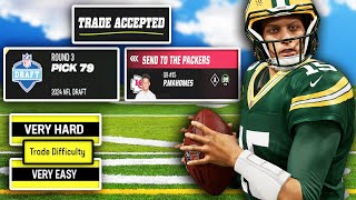 Trading For NFL Superstars on Very Easy and Very Hard Trade Difficulty... Madden 24 Franchise Mode