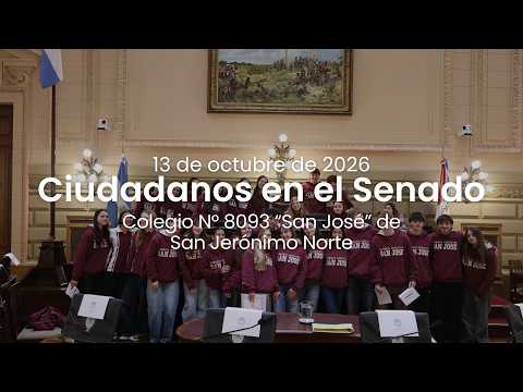 🏛️CIUDADANOS EN EL SENADO |  COLEGIO N° 8093 "SAN JOSÉ" DE SAN JERÓNIMO NORTE