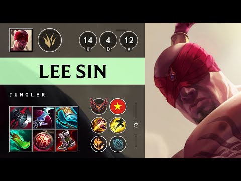 Lee Sin Jungle vs Lillia: Triple Kill, Legendary - VN Grandmaster Patch 14.24