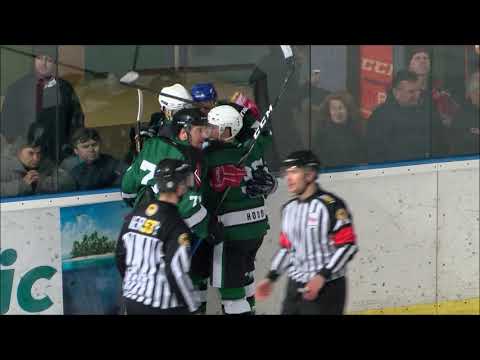 Highlights: SHKM Hodonín - Hokej Uherský Ostroh 6:3 (sezona 2018-19, 22. kolo)