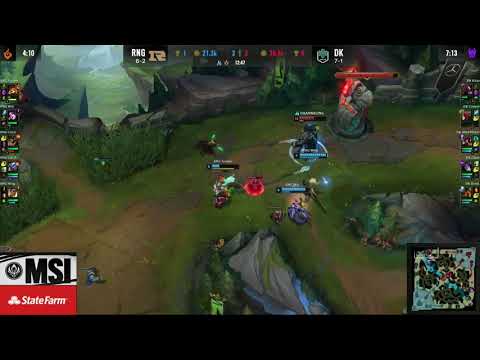 RNG Ming GREAT PLAY AGAINST DK! MSI - (RNGxDK)