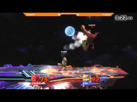 Smash4 Saeed (Fox) Vs Kapad (Charizard) Winners Round 5