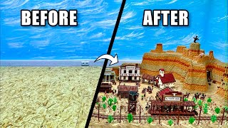 פריסת רכבת לגו חדשה | LEGO ויילד ווסט טאון
