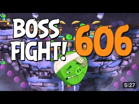 Angry Birds 2 Boss Fight 82! Chef Pig Level 606 Walkthrough - iOS, Android