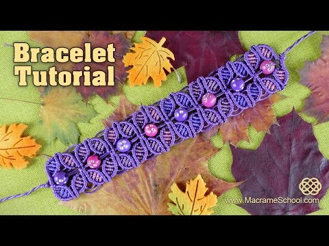 Spiral Macrame Patterns DIY Macrame Spiral Bracelets