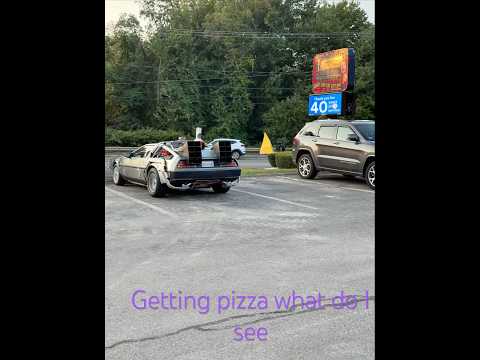 Time Machine #80smusic #DeLorean#backtothefuture #mrfusion #marty #universalparks #automobile #movie