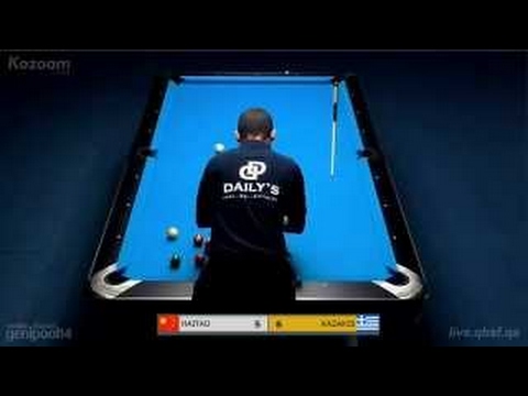 Alexander Kazakis vs Liu Haitao 劉海濤 | Last 32 2015 World 9-ball Pool Championship