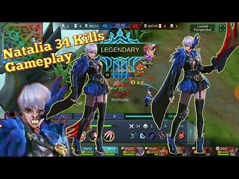 Natalia 30 Kills Gameplay | Mobile Legends: Bang Bang