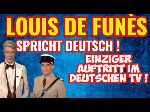 LOUIS DE FUNES SPRICHT DEUTSCH ! 1978 #retro #tv #louisdefunes