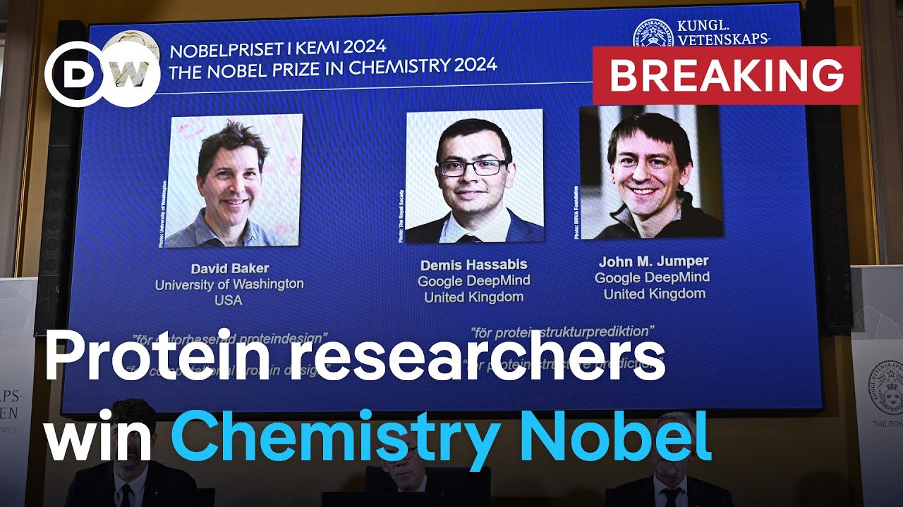 Artificial intelligence helps trio of protein pioneers win Nobel Prize in Chemistry | DW News