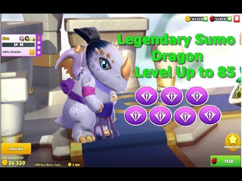 Sumo Dragon-Dragon Mania legends | 7 Star Legendary Sumo Level up to 85 | DML | HD