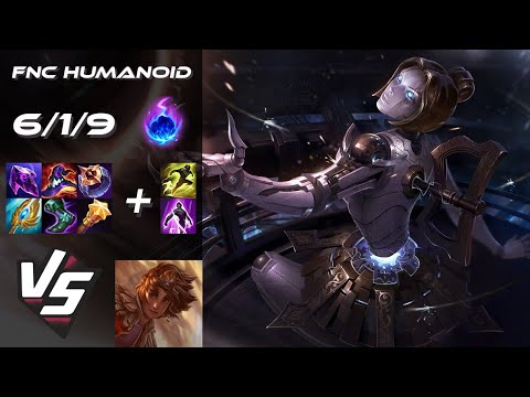 Fnatic Humanoid MID Orianna vs Taliyah - EU Grandmaster Patch 25.S1.5