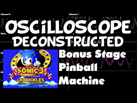 Sonic 3 and Knuckles - Bonus Stage (Pinball Machine) - Oscilloscope Deconstruction